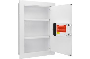 Image of Barska Biometric Wall Safe, White, Medium AX13030