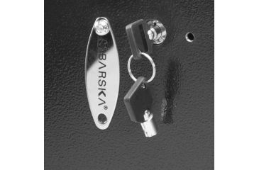 Image of Barska Biometric Wall Safe (Left Opening), Black, Medium AX13034