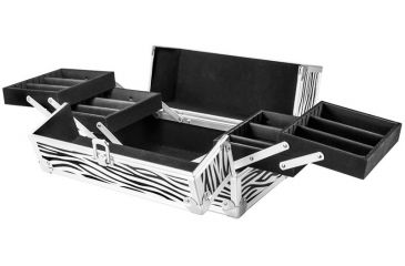 Image of Barska Chéri Bliss Cosmetic Case CC-100, Zebra Print BF11986