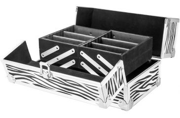 Image of Barska Chéri Bliss Cosmetic Case CC-100, Zebra Print BF11986