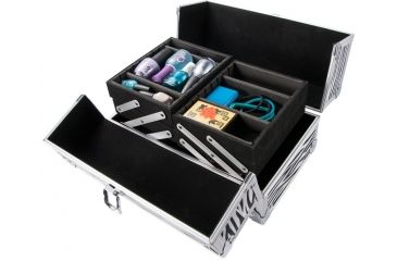 Image of Barska Chéri Bliss Cosmetic Case CC-100, Zebra Print BF11986