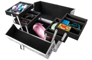 Image of Barska Chéri Bliss Cosmetic Case CC-100, Zebra Print BF11986