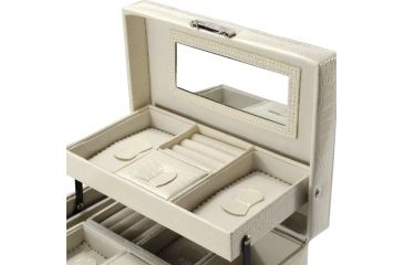 Image of Barska Cheri Bliss Jewelry Case JC-300,8x7.5x6in,Cream BF12502