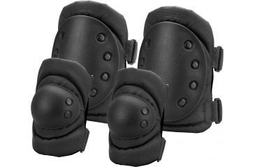 Image of Loaded Gear CX-400 Elbow and Knee Pad Set, Elbow 5in. x 2in. x 6.5in., Knee 6.5in. x 2in. x 9 193855