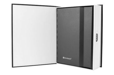 Image of Barska Dictionary Book Lock box Safe w/ 3 Digit Combination Lock, Black, Outer Size 7.56 x 2.5 x 10.5 in CB12498
