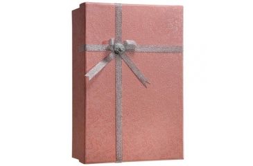 Image of Barska Gift Box Lock Box w/Key Lock,Pink,5.25x1.75x8.75in CB12186