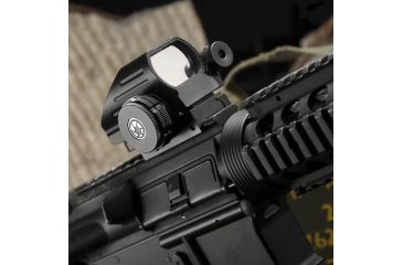 Image of Barska Multi Reticle Electro Sight with Red Laser, Black AC12136