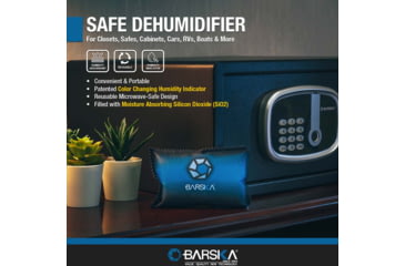 Image of Barska Reusable Safe Dehumidifier, 2-Pack, Green/Blue, Medium, AF13772