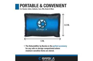 Image of Barska Reusable Safe Dehumidifier, 2-Pack, Green/Blue, Medium, AF13772