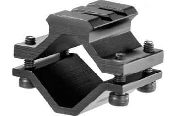 Image of Barska Single Rifle barrel Mount, Single rail, 2 sections, Black AW12006