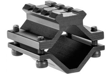 Image of Barska Single Shotgun barrel Mount, Single Rail, 3 sections, Black AW12010