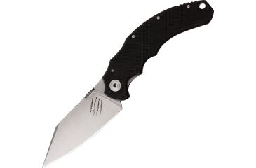Image of Bastinelli Creations Creations Big Folding Knife,4.5in,Wharncliff Blade,Black G-10 Front Handle LSTBG01