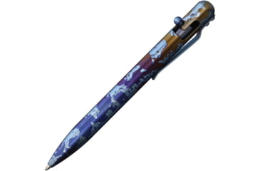 Image of Bastion Bolt Action Pen, 5.25in Overall, Titanium, Seafarer, PEN-BLTACN-TT-SFRR