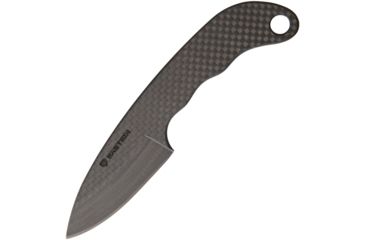Image of Bastion Carbon Fiber EDC Knife Curved Folding Knife,2.25in,Standard Edge,Black,Carbon Fiber Handle BSTN06