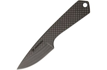 Image of Bastion Carbon Fiber EDC Knife Strght Folding Knife,2.25in,Standard Edge,Black,Carbon Fiber Handle BSTN05