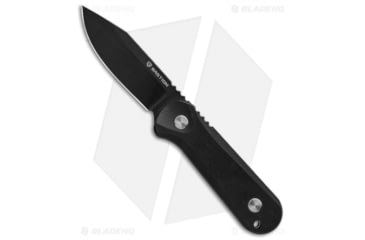 Image of Bastion Titan Fixed Blade Knife, 3.375in, D2, Clip Point Blade, G10 Black Handle, Black/Black, 7.50in, BHQ-88024