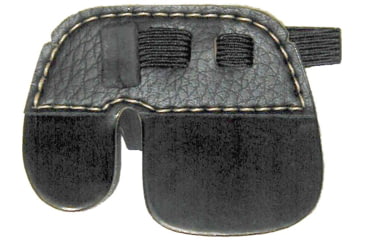 Image of Bateman Bubba 3 Finger Split Cordovan Tab Rubber, Black, Extra Large, TABCRXL