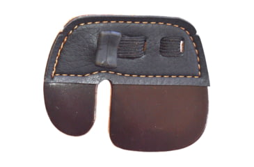 Image of Bateman Bubba 3 Finger Split Cordovan Tab Suede, Black, Medium, ETABCRM