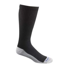 Image of Bates Footwear Performance Uniform Mid Calf Socks, Black, Medium, Pack of 4 E11956870-001-M-Black