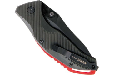 Image of Bear Edge Assisted Opening Sideliner w/Ball Bearing Washers Folding Knife, 3.5in, 440 Stainless Steel, Black Aluminum Handle, 61103