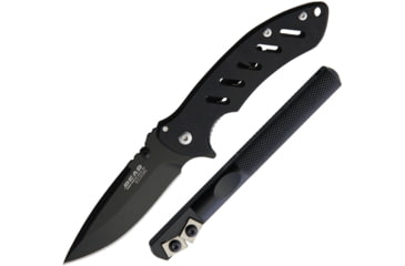 Image of Bear Edge Framelock/Edgemate Combo Folding Knife, Black, Black stainless handle, 71825