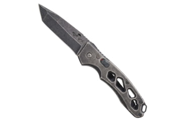 Image of Bear OPS Auto Bold Action XII Automatic Folding Knife, 2.88in, 154CM Stainless, Stonewashed Titanium Handle, AC-1200-Ti-SW