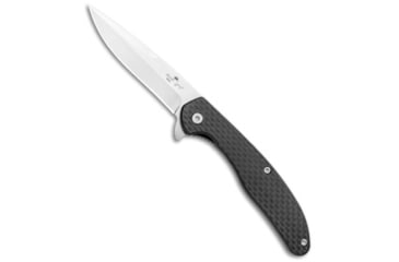 Image of Bear Ops Bear OPS Rancor VIII Frame Lock Knife Ti/Carbon Fiber 2.7" Satin MC-800-TiCF-S, Black, CPM S35VN, adult, BHQ-107354