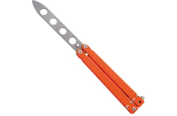 Image of Bear OPS Bear Song 2 Training Knife, 440 Stainless Steel, Trainer, Blaze Orange Textured G10 Handle, B-201-OR4-P
