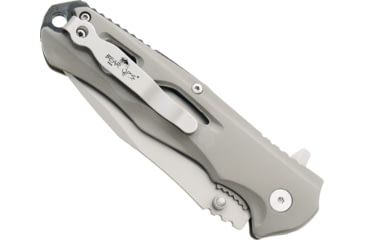 Image of Bear &amp; Son Cutlery 4 1/2 Stainless Steel Handle With Satin Finish Blade With Pocket Clip - MC-400-SS-S
