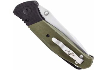 Image of Bear & Son Cutlery 4 1/4 Bear Swipe Iv Black And Green G10 With Bead Finish Blade - A-400-B4-P