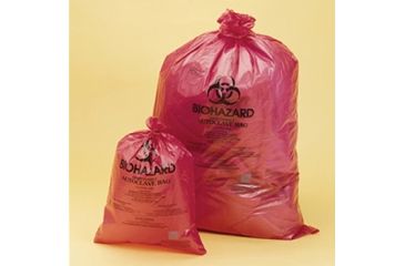 Image of Bel-Art Bag Hdpe BIOHAZARD38X48INPK100 F131643848