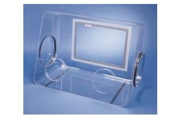 Image of Bel-Art Glove Box with Rear Cover, SCIENCEWARE H500250410 Accessories Nonbonded Neoprene Gloves, Size 10