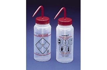Image of Bel-Art Safety Wash Bottles, Low-Density Polyethylene, Wide Mouth 116462613 500 Ml (17 oz.) Capacity
