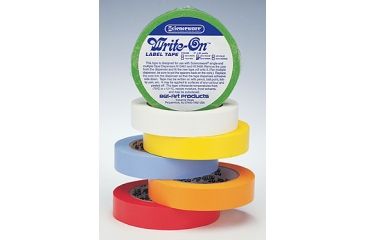 Image of Bel-Art Write-On Label Tape, SCIENCEWARE F134620005 Tape Rolls With 2.5 Cm (1) Dia. Core