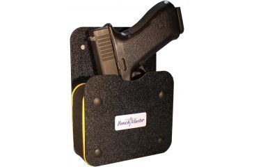 Image of BenchMaster Rifle Rest Weapon Rack Deluxe - Single Gun Pistol Rack - Handgun Safe Storage Accessories, BMWRDSVH