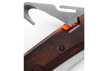 Image of Benchmade Hunt Grizzly Creek Hunting Folding Knife, 3.49 in, CPM-S30V Steel, Drop Point Blade, Stabilized Wood, Brown Handle 15062