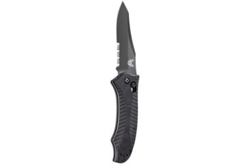 Image of Benchmade Auto Rift Knife by Osborne Design w/ Combo Edge BK1 Coated Blade 9555SBK