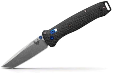 Image of Benchmade Bailout Folding Knife, 3.38in, M390 Stainless Steel, Tanto, Carbon Fiber, Carbon Fiber, 537-09