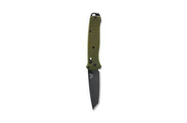 Image of Benchmade Bailout Folding Knife, 3.38in, CPM-M4 Non Serrated Tanto Blade, Woodland Green anodized 6061-T6 aluminum handle, 537GY-1