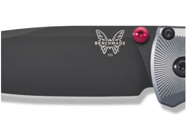 Image of Benchmade Bugout Axis Folding Knife, 3.24in M390 Super Premium Stainless Steel Drop Point Blade, 6061-T6 Aircraft Aluminum Handle, 535BK-4