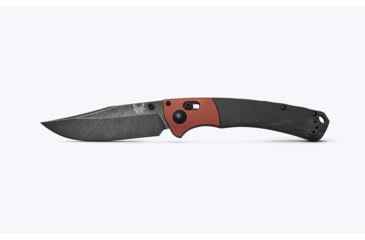 Image of Benchmade Crooked River Folding Knife, 4 in, CPM MagnaCut Stainless Steel, Clip Point, 6061-T6 Aluminum, Burnt Copper/ Black, 15080BK-04