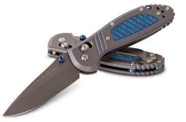 Image of Benchmade 556-141 Limited Edition Mini-Griptilian Folding Knife,2.91in,Steel Drop Point Blade,Titanium Handle 556-141