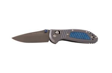 Image of Benchmade 556-141 Limited Edition Mini-Griptilian Folding Knife,2.91in,Steel Drop Point Blade,Titanium Handle 556-141