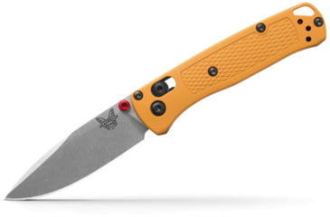 Image of Benchmade Mini Bugout Axs Knives Folding Knife, 2.82 in, Stainless Steel, Daybreak Graviory Handle 533-08