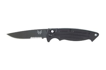 Image of Benchmade Mini-Reflex Auto Folding Knife, Combo Edge, BK1 Blade 2550SBK