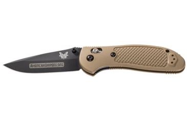 Image of Benchmade Pardue, Drop Point Grip, Axs,Stud, Knife 551BKSN-AS