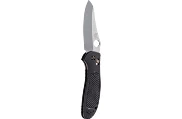 Image of Benchmade Griptilian Axis Folding Knife w/ Hole, 3.45 in, CPM-S30V, Sheepsfoot Blade, Nylon, Black Handle, 550-S30V