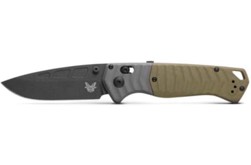 Image of Benchmade Psk Axis Knives Folding Knife, 3.45 in, CPM MagnaCut Stainless Steel, Drop Point Blade, G10 Handle, OD Green, 593BK