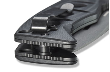 Image of Benchmade Sibert Adamas Axis Stud Folding Knife, 3.82in CPM-CruWear Steel Drop Point Grey Coated Blade, Contoured G-10 Handle, 275GY-1