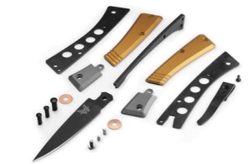 Image of Benchmade Successor Folding Knife, 2.56in, M390 Stainless Steel, Drop-Point, 6061-T6 Aluminum, Ash Gray/ Black, 315BK-01